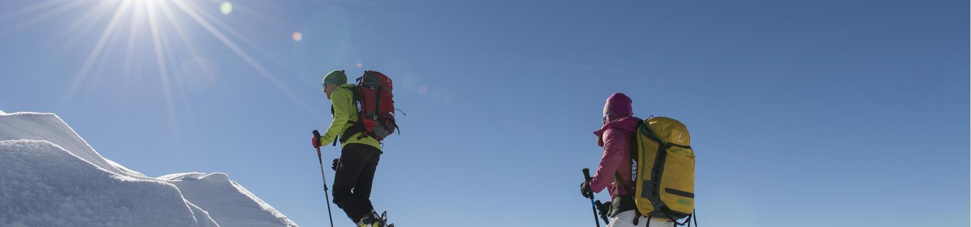 Ski touring in the Venosta Valley