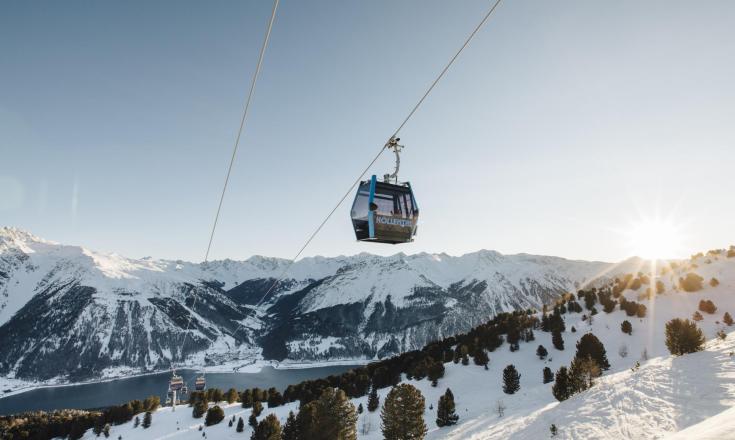 Belpiano-Malga S. Valentino Ski Area at the Resia Pass