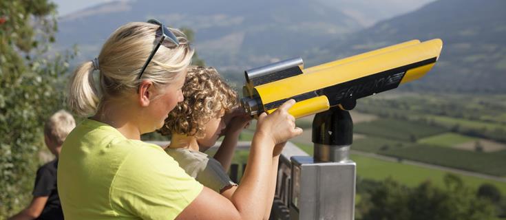 A family during an excursion