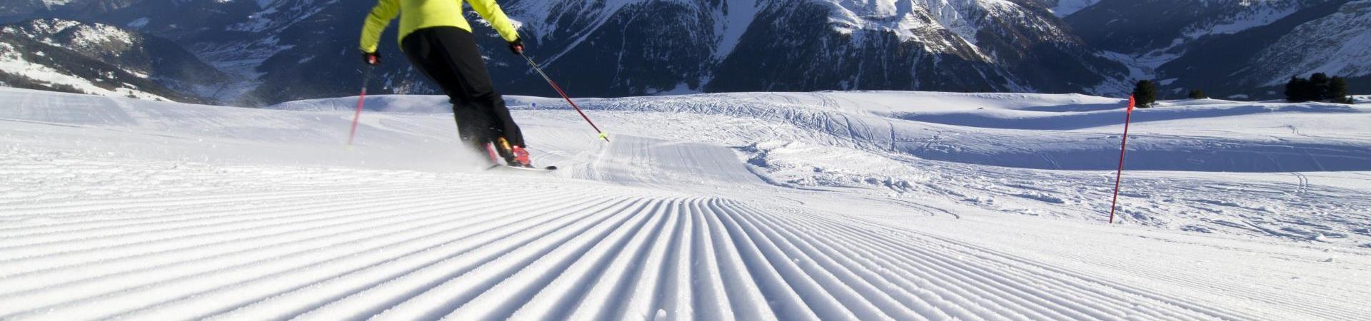 Skiing in the Vinschgau Valley