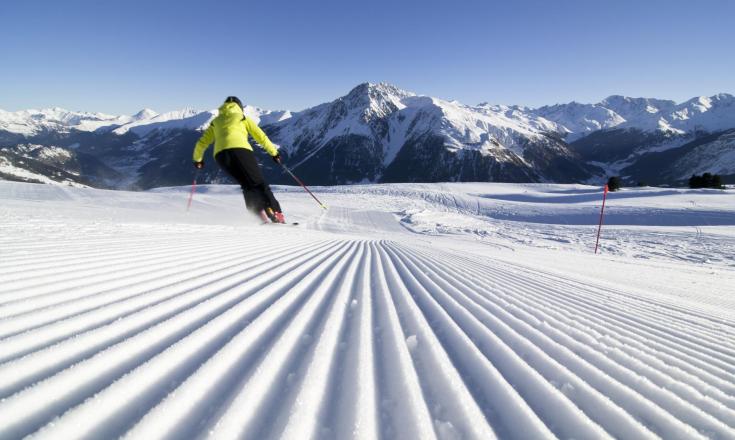 Skifahren im Vinschgau