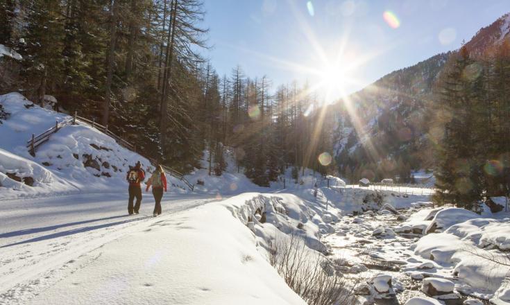 Winter hiking