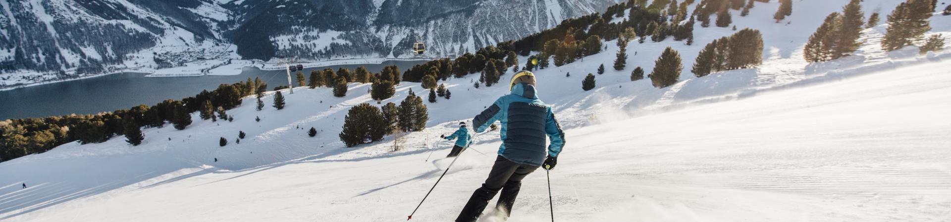 Skifahren im Reschenseegebiet