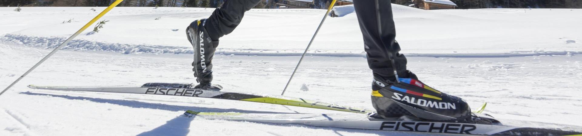 A cross-country skier