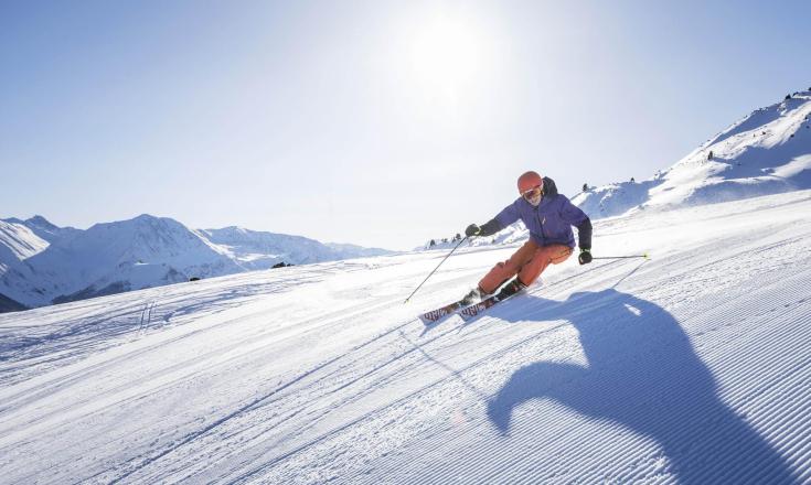 Skifahren im Vinschgau