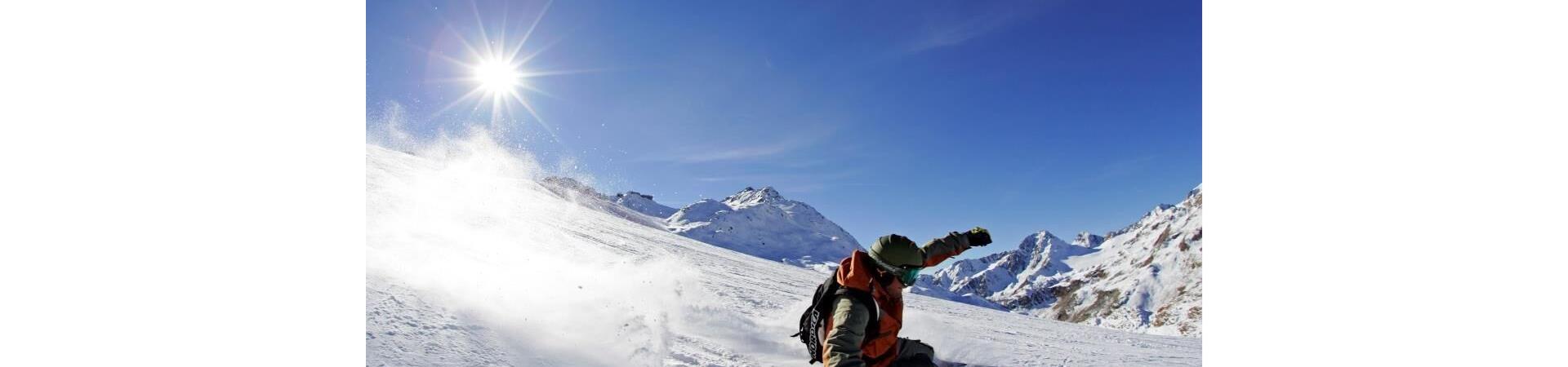 Skifahren am Schnalstaler Gletscher